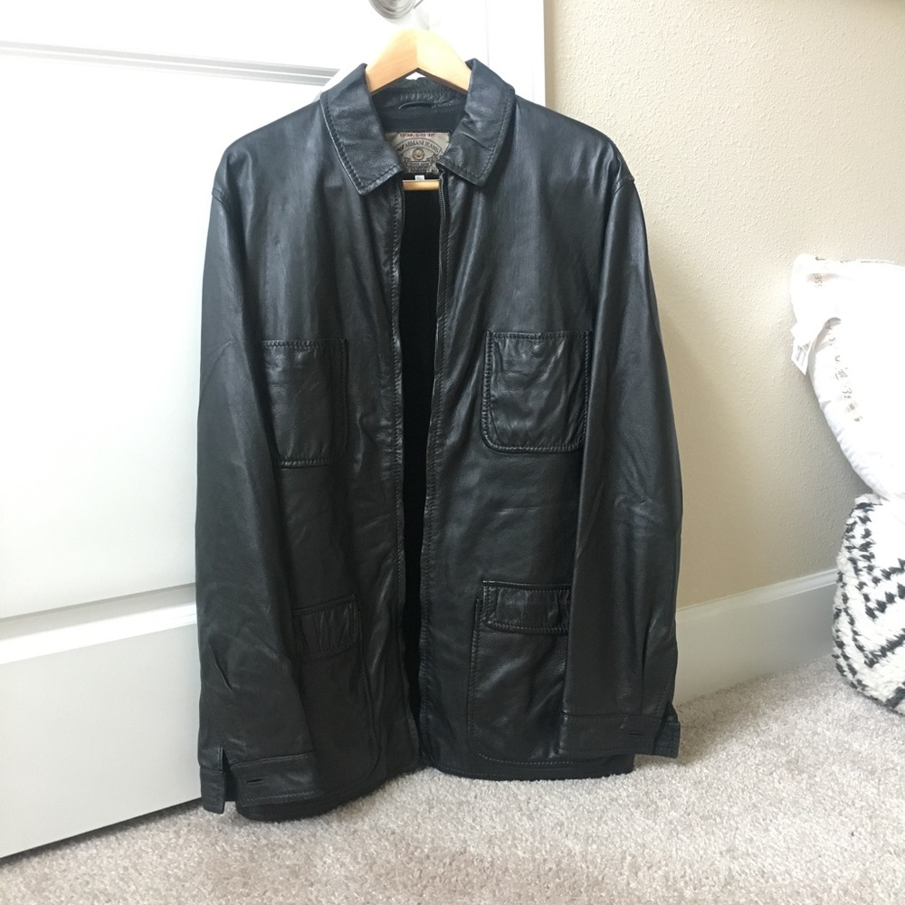 Armani Leather Jacker
